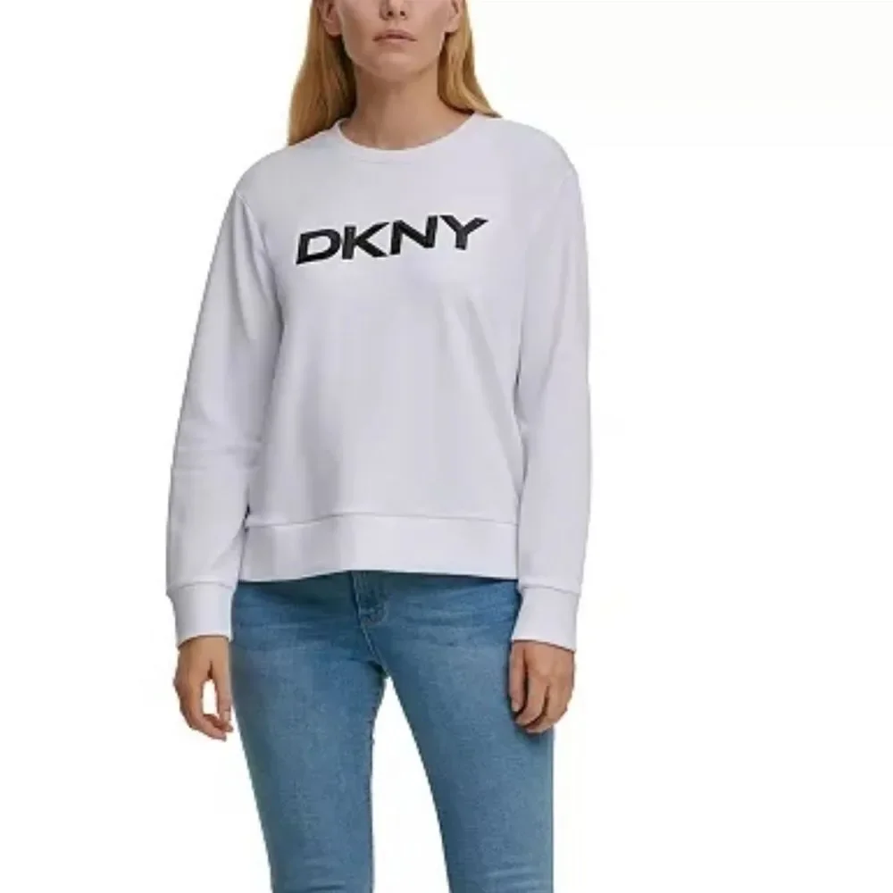 DKNY sequin logo sweatshirt